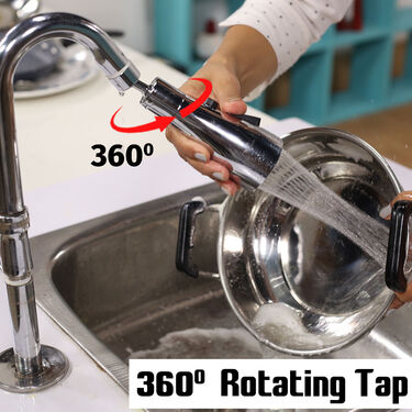 Easy 3 In1 Rotating Designer Sprayer Tap