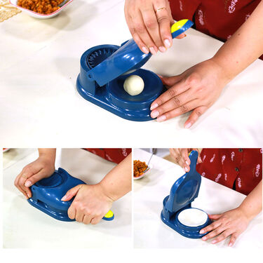 3 in 1 Puri Kachori & Gujiya Maker + Free 6 Sweet & Snack Maker (PKG6)