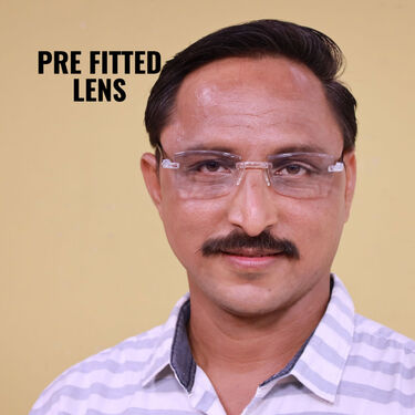 Rimless Daily Use Bifocal Blue Cut Reading Glasses - Buy 1 Get 2 FREE (3BBCRG1)