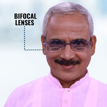 Bifocal Adaptive Power Colored Reading Glasses B1G2 (3BCORG)