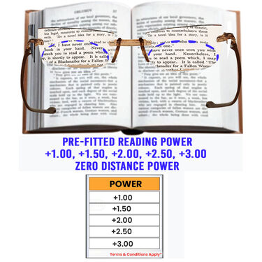 Rimless Bifocal Colored Daily Use Reading Glasses Buy 1 Get 2 (3BRG28)