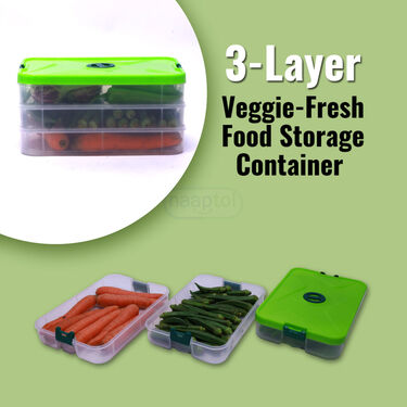 3 Layer Veggie Fresh Fridge Storage (3VF1)