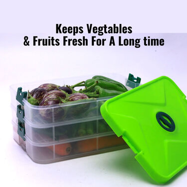3 Layer Veggie Fresh Fridge Storage (3VF1)