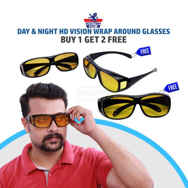 Day & Night HD Vision Wrap Around Goggles Buy 1 Get 2 Free (3WNG)