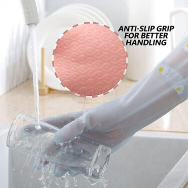 Reusable Long Elbow Cleaning Gloves