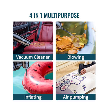 4 in 1 Handheld Cordless Vacuum Cleaner With High Power Suction