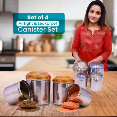 Set of 4 Airtight & Leakproof Canister Set (4SCS1)