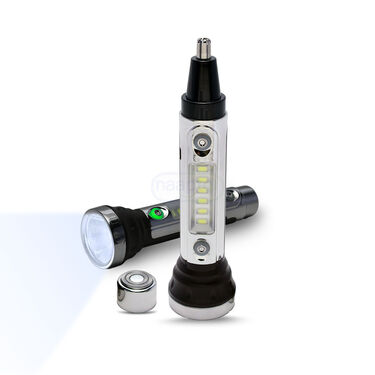4 in 1 Rechargeable Trimmer, Shaver, Torch And Emergency Light (4TS)