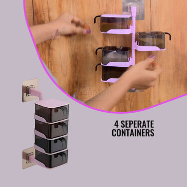 4 layer Rotating Wall Mounted Spice Rack (4WMSR1)