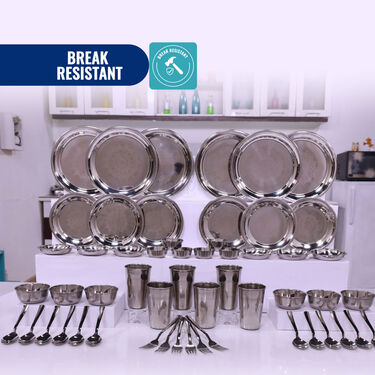 54 Pcs Stainless Steel Premium Dinner Set (54SDS)