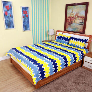 Pack Of 5 Double Bed Sheets Set + 1 Double Bed Sheet Set Free (5BS16+1)