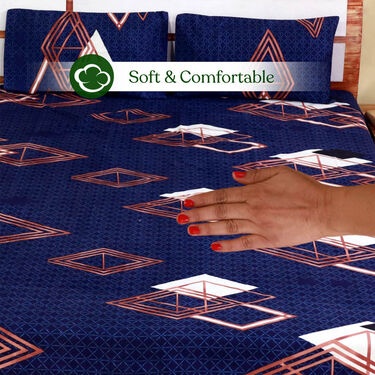 Pack Of 5 Double Bed Sheets Set + 1 Double Bed Sheet Set Free (5BS16+1)