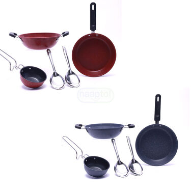 5 Pcs Ceramic Coating Nonstick Cookware Set (5CCNC1)