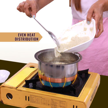 5 Pcs Copper Base Cook & Serve Set (5CCP1)