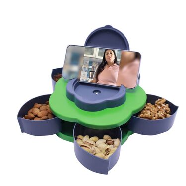 5 Compartments Rotating Snack Serving Tray (5CRST)