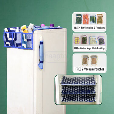 5 Pcs Geometric Fridge Cover with 10 Free Gifts (5FC3)