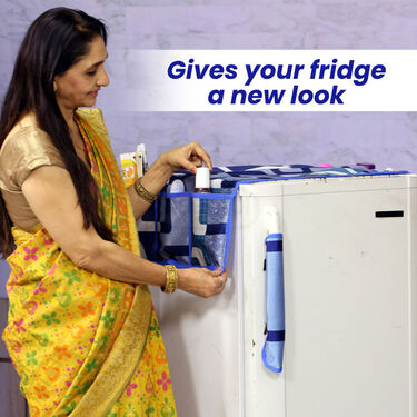 5 Pcs Geometric Fridge Cover with 10 Free Gifts (5FC3)