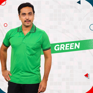 Pack Of 5 Collar T-Shirts With Pocket With 1 Watch + Aluminum Wallet + Sunglass (5PTW4)