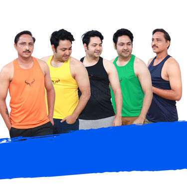 Pack Of 5 Sleeveless Vests For Men (5SL8)