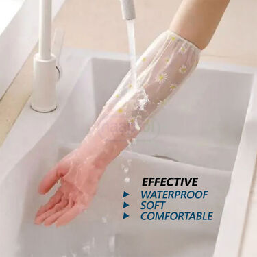 Reusable Long Elbow Cleaning Gloves