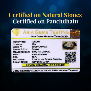 7 Chakras Bracelet (7CB1)