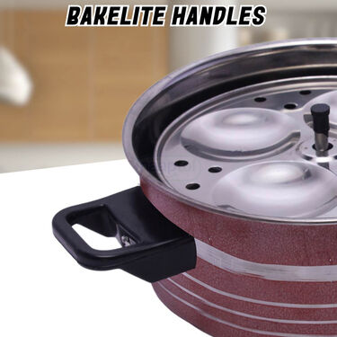 Stainless Steel Multi Cooker + 12 Cavity Idli Rack (1MC3)