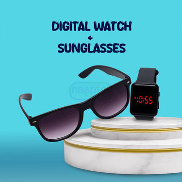 Scottish Club Set of 7 Family Travel Bags With Free Digital Watch And Stylish Sunglasses Pick Any 1 (7DB1C2)