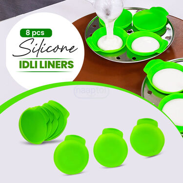 8 Pcs Silicone Idli Liners (8SIM1)