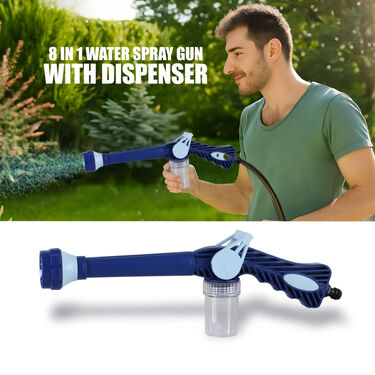 8 in 1 Jet Water Spray Gun with Dispenser
