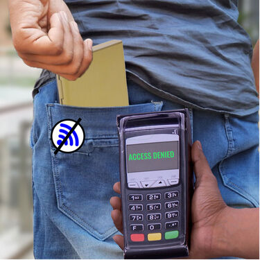 6 Slots RFID Protected Metal Credit Card Holder (AMW5)