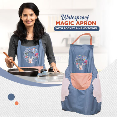 Waterproof PVC Apron with Pocket & Hand Wipe (AP2)