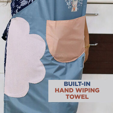 Waterproof PVC Apron with Pocket & Hand Wipe (AP2)