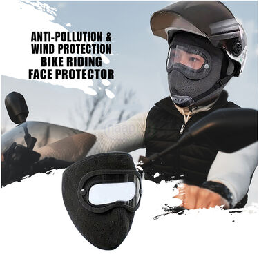 Anti Pollution & Wind Protection Bike Riding Face Protector (APBRFP)