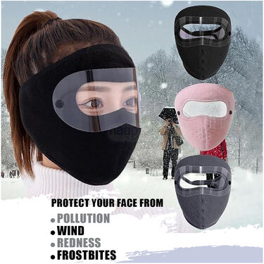 Anti Pollution & Wind Protection Bike Riding Face Protector (APBRFP)