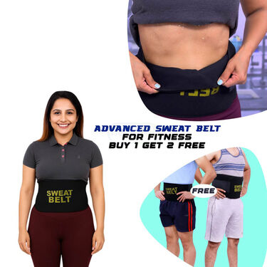 Advanced Sweat Belt For Fitness Buy 1 Get 2 Free (AWS)