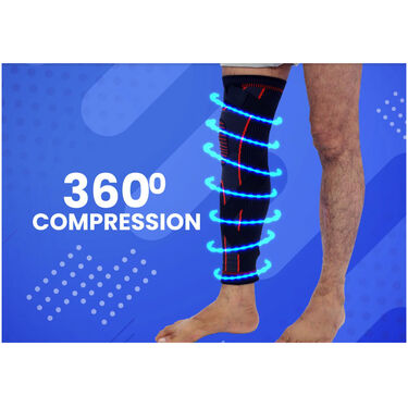 Adjustable Full Sleeve Compression Knee Support (ACN01)