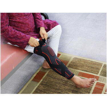 Adjustable Full Sleeve Compression Knee Support (ACN01)