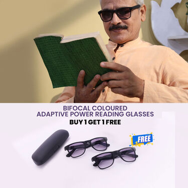 Bifocal Colored Adaptive Power Reading Glasses - Buy 1 Get 1 FREE (BCORG19)