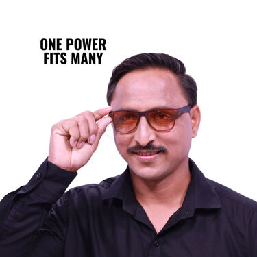 Bifocal Colored Adaptive Power Reading Glasses B1 G1 Free (2BCORG)