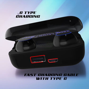 Smart Bluetooth Watch With Free Bluetooth Earbuds With Inbuilt Powerbank (BCSW30)