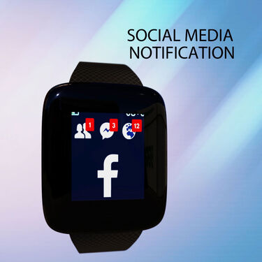 Smart Watch ID116 With Free Wireless Bluetooth Speaker (BCSW36)