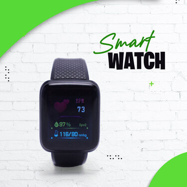 Smart Watch ID116 With Free Wireless Bluetooth Speaker (BCSW36)