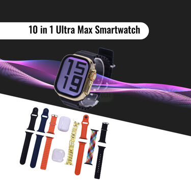 10 in 1 Set i20 Ultra MAX Suit SmartWatch (BCSW37)