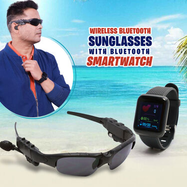 Bluetooth Sunglasses With Smart Watch ID116 (BCSW40)