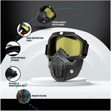Anti Dust Face Protector For Bikers (BDDM)