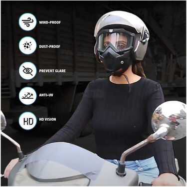 Anti Dust Face Protector For Bikers (BDDM)