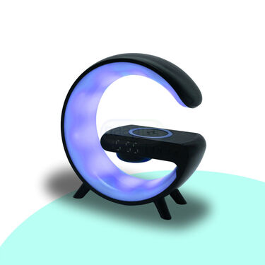 G shape Bluetooth Speaker With RGB lights & Clock Function (BLS3)