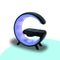 G shape Bluetooth Speaker With RGB lights & Clock Function (BLS3)