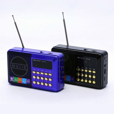 Solar Fm Radio Support Usb Tf Card And Headphone Out And Powerbank Function (BLS6)