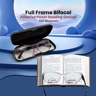 Full Frame Bifocal Adaptive Power Reading Glasses For Women (BORG1)